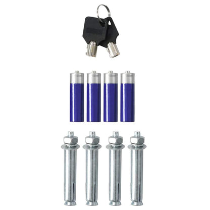 Digital Safe with Lock Dark grey 20 x 31 x 20 cm Steel