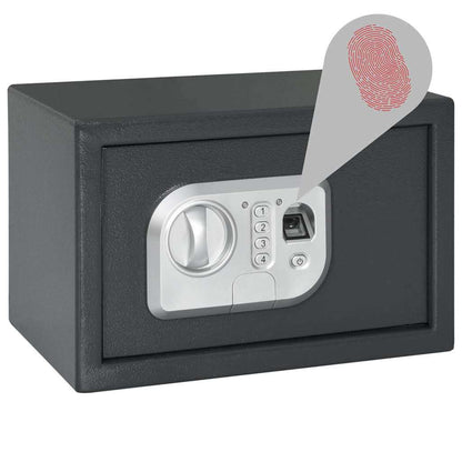 Digital Safe with Lock Dark grey 20 x 31 x 20 cm Steel