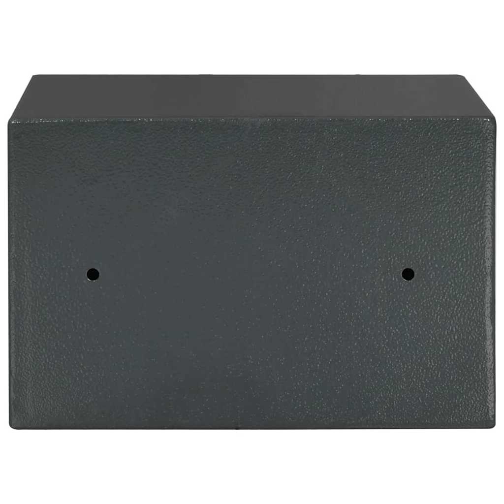 Digital Safe with Lock Dark grey 20 x 31 x 20 cm Steel