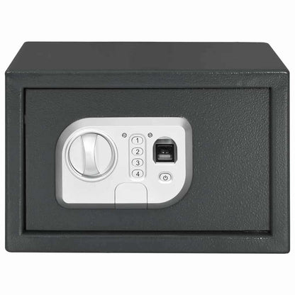 Digital Safe with Lock Dark grey 20 x 31 x 20 cm Steel