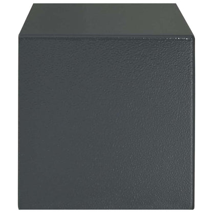 Digital Safe with Lock Dark grey 20 x 31 x 20 cm Steel