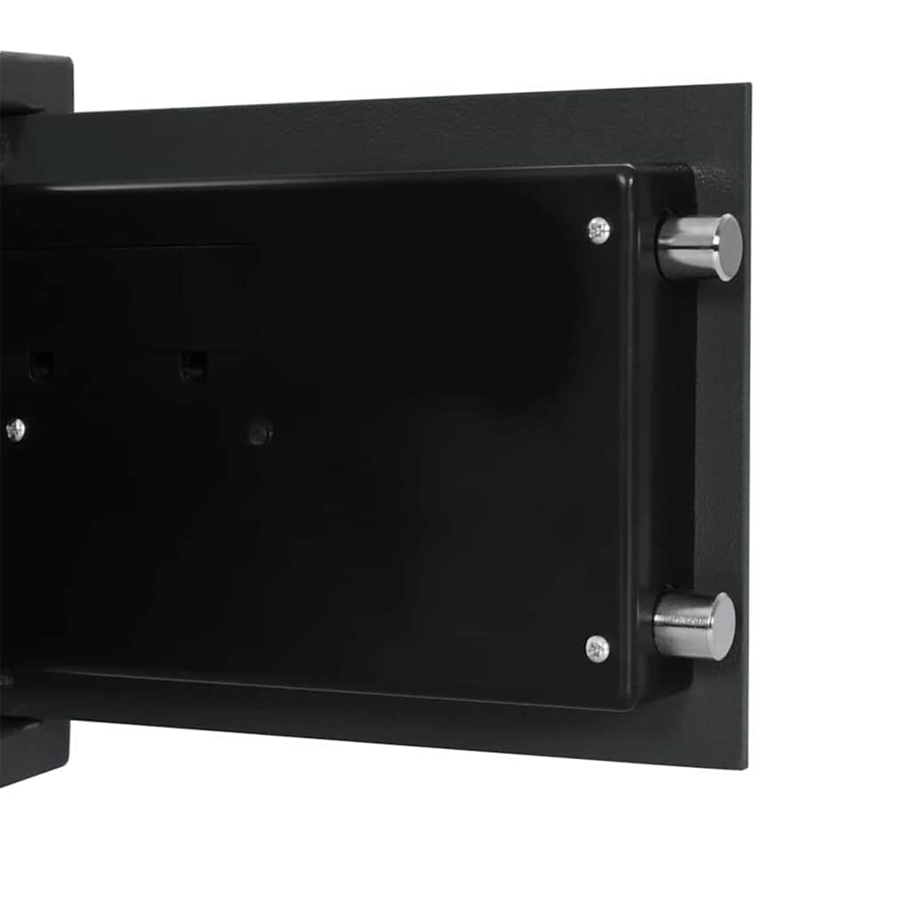 Digital Safe with Lock Dark grey 25 x 35 x 25 cm Steel