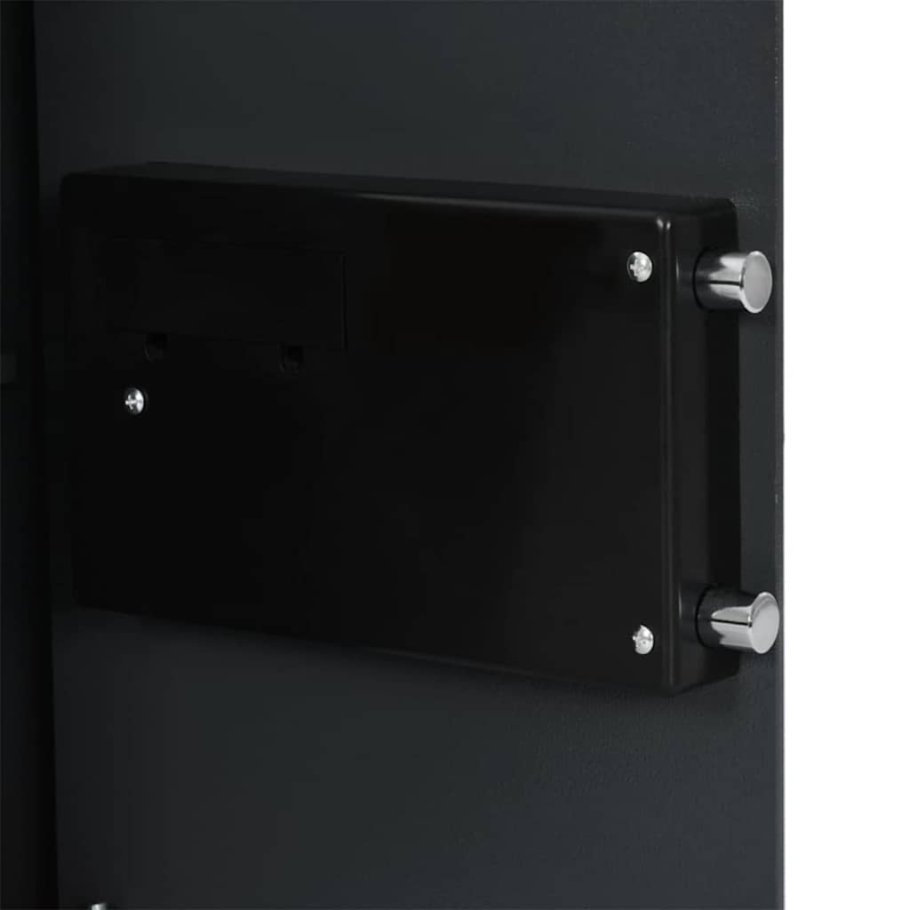 Digital Safe with Lock Dark grey 31 x 35 x 50 cm Steel