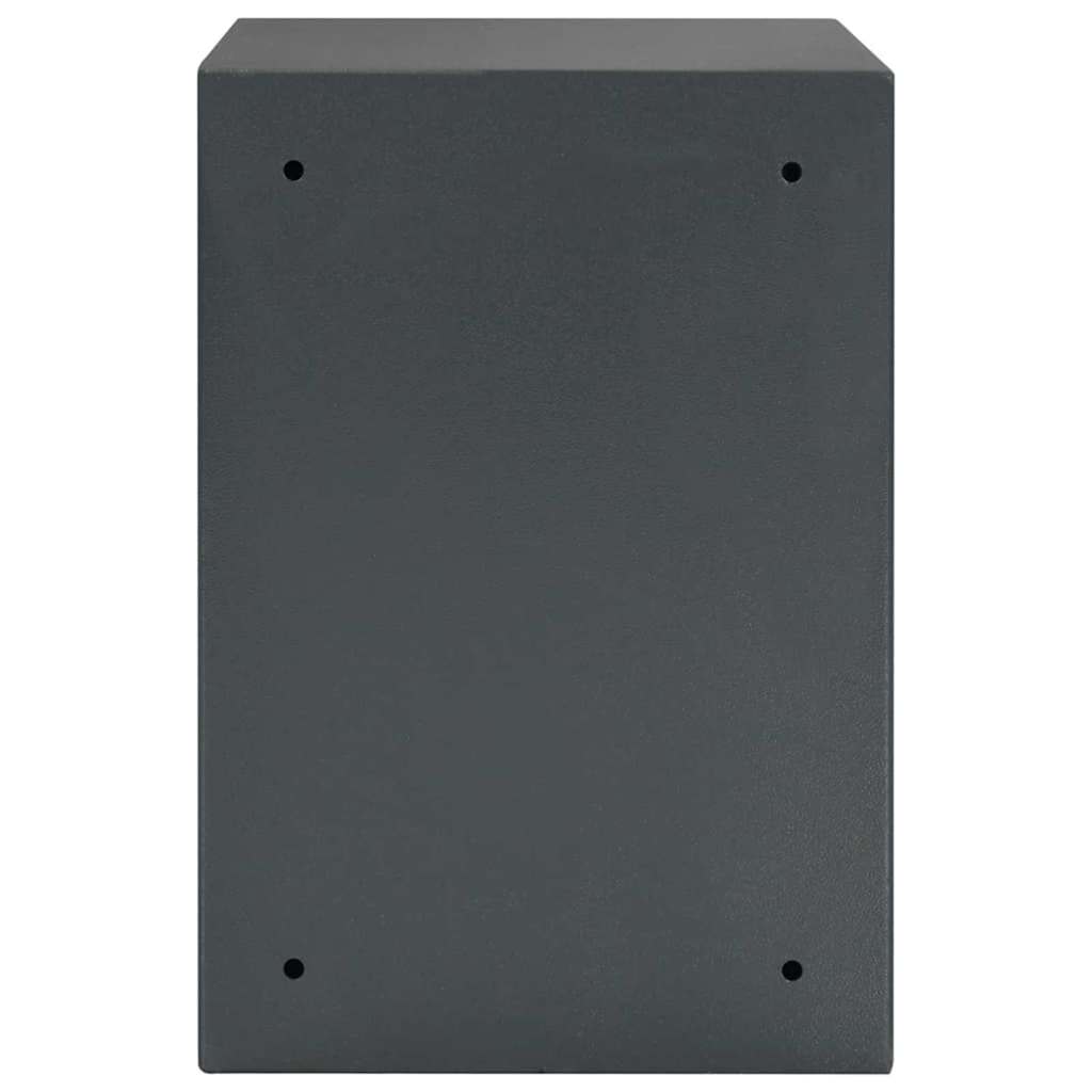 Digital Safe with Lock Dark grey 31 x 35 x 50 cm Steel
