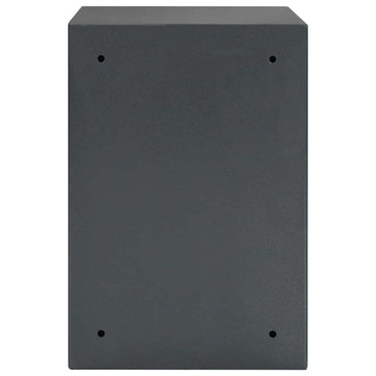 Digital Safe with Lock Dark grey 31 x 35 x 50 cm Steel