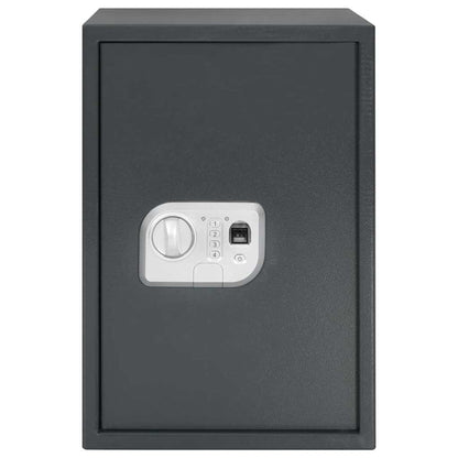 Digital Safe with Lock Dark grey 31 x 35 x 50 cm Steel