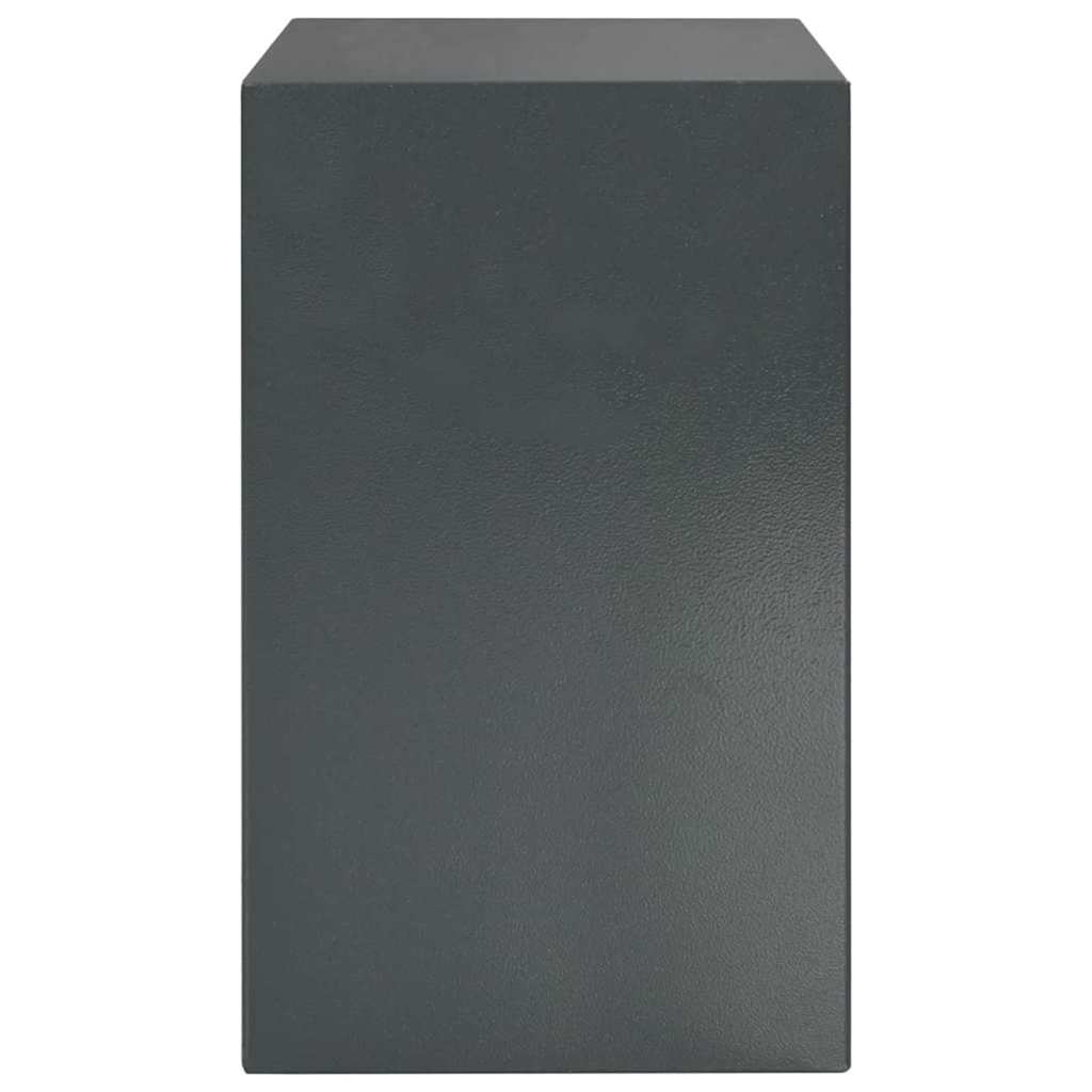 Digital Safe with Lock Dark grey 31 x 35 x 50 cm Steel