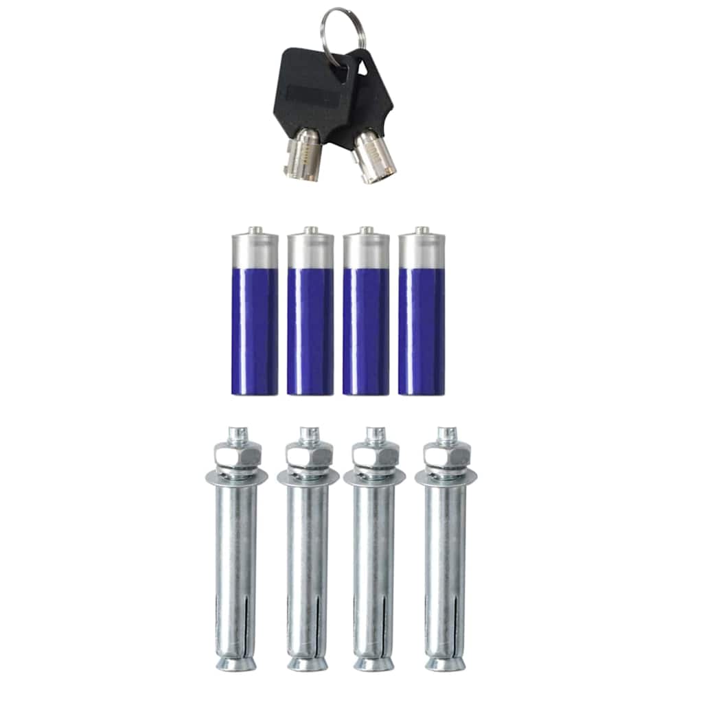 Digital Safe with Lock Dark grey 42 x 37 x 20 cm Steel