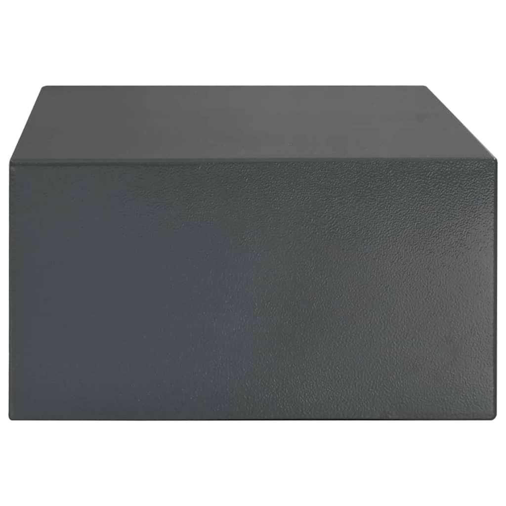 Digital Safe with Lock Dark grey 42 x 37 x 20 cm Steel