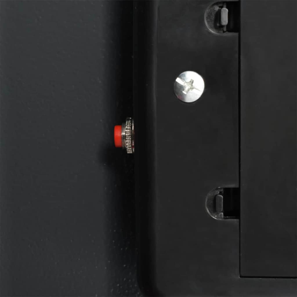 Digital Safe with Lock Dark grey 35 x 31 x 80 cm Steel