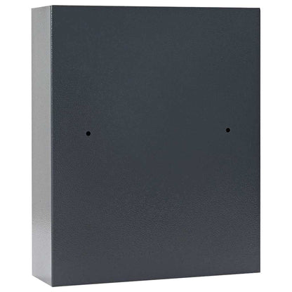 Digital Safe with Lock Grey 30 x 10 x 36.5 cm Steel
