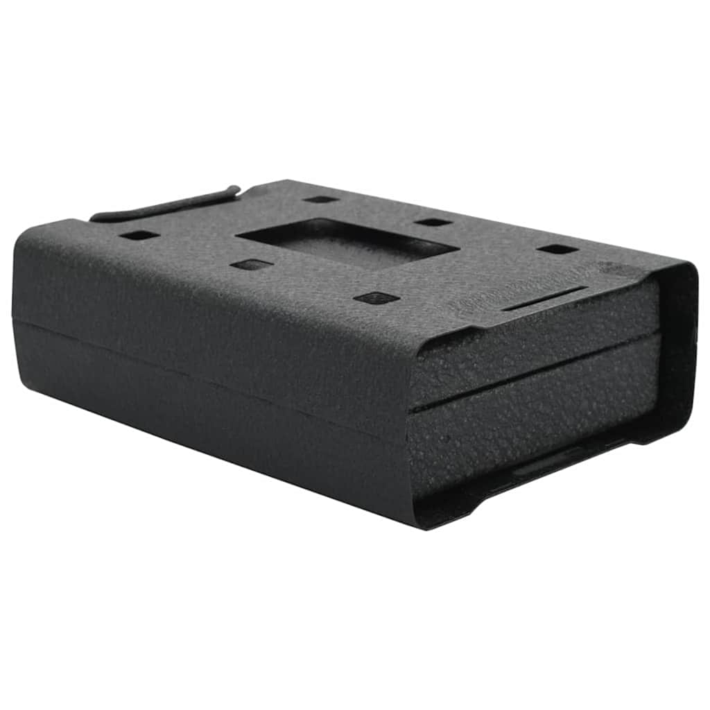 Car Safe with Lock Black 21.8 x 16 x 7 cm Steel
