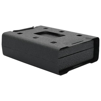 Car Safe with Lock Black 21.8 x 16 x 7 cm Steel