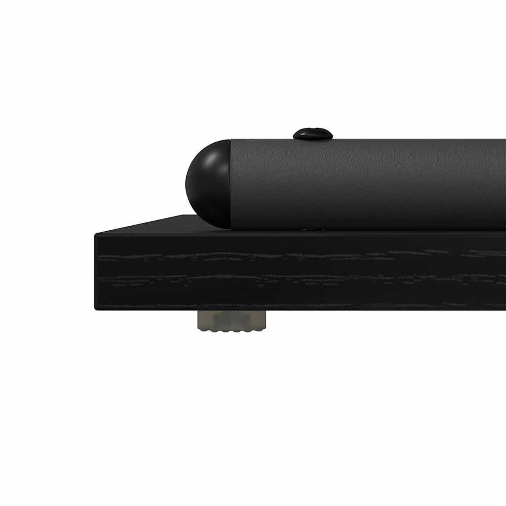 Console Table Black oak 101 x 35 x 80.5 cm Engineered wood