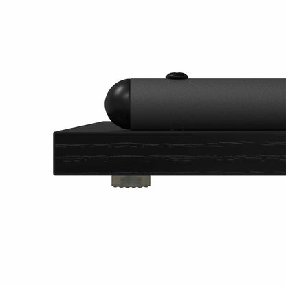 Console Table Black oak 101 x 35 x 80.5 cm Engineered wood