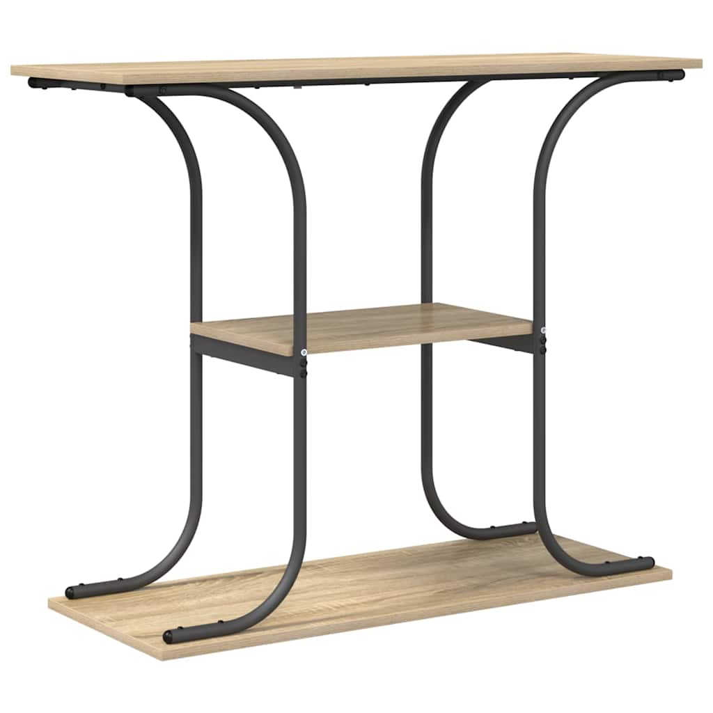 Console Table Sonoma oak 101 x 35 x 80.5 cm Engineered wood