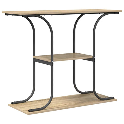 Console Table Sonoma oak 101 x 35 x 80.5 cm Engineered wood