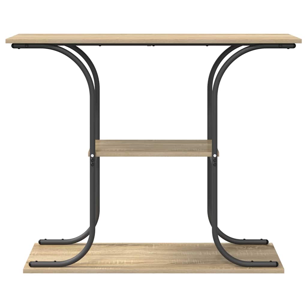 Console Table Sonoma oak 101 x 35 x 80.5 cm Engineered wood
