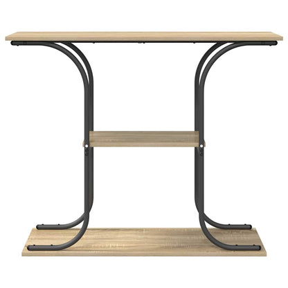 Console Table Sonoma oak 101 x 35 x 80.5 cm Engineered wood