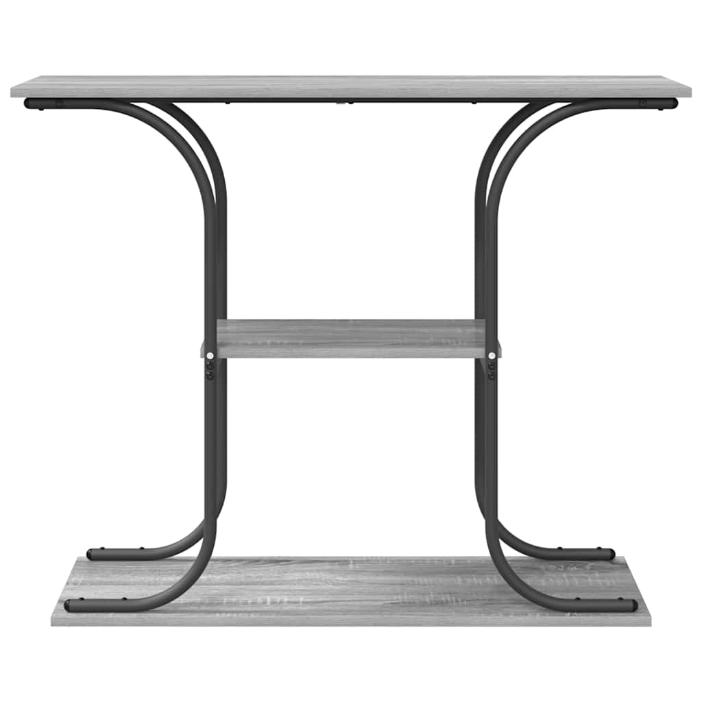 Console Table Grey sonoma 101 x 35 x 80.5 cm Engineered wood