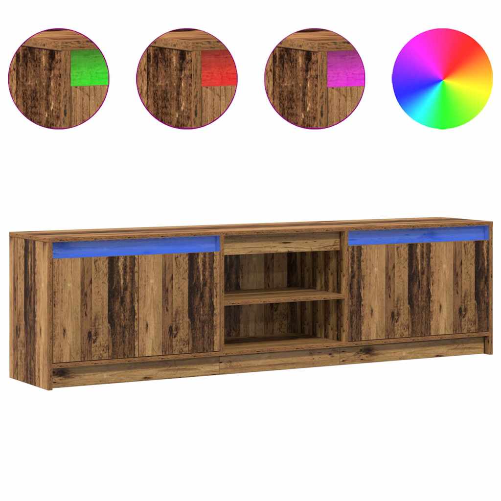 TV Cabinet Brown 180 x 34 x 50 cm Engineered wood