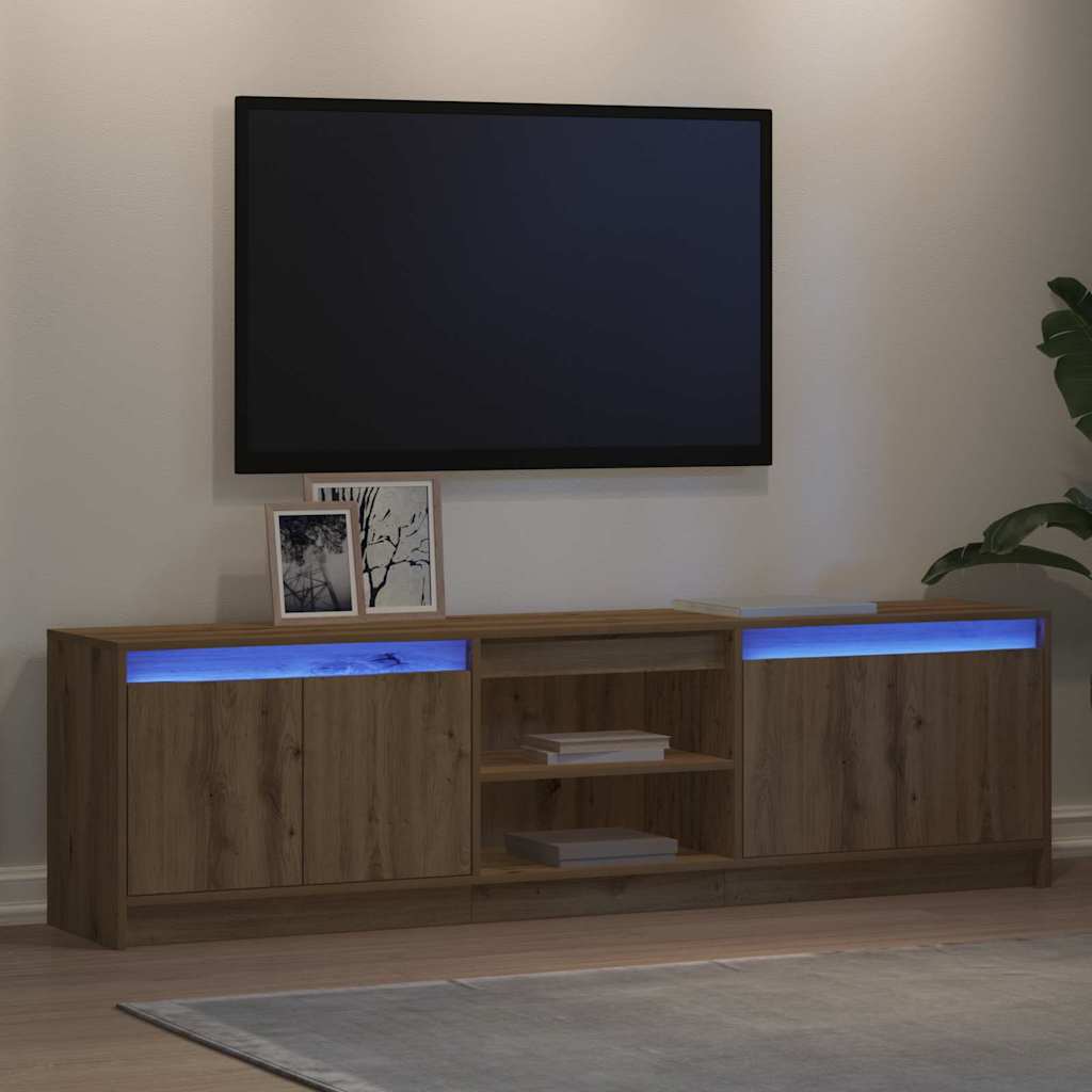 TV Cabinet Brown 180 x 34 x 50 cm Engineered wood