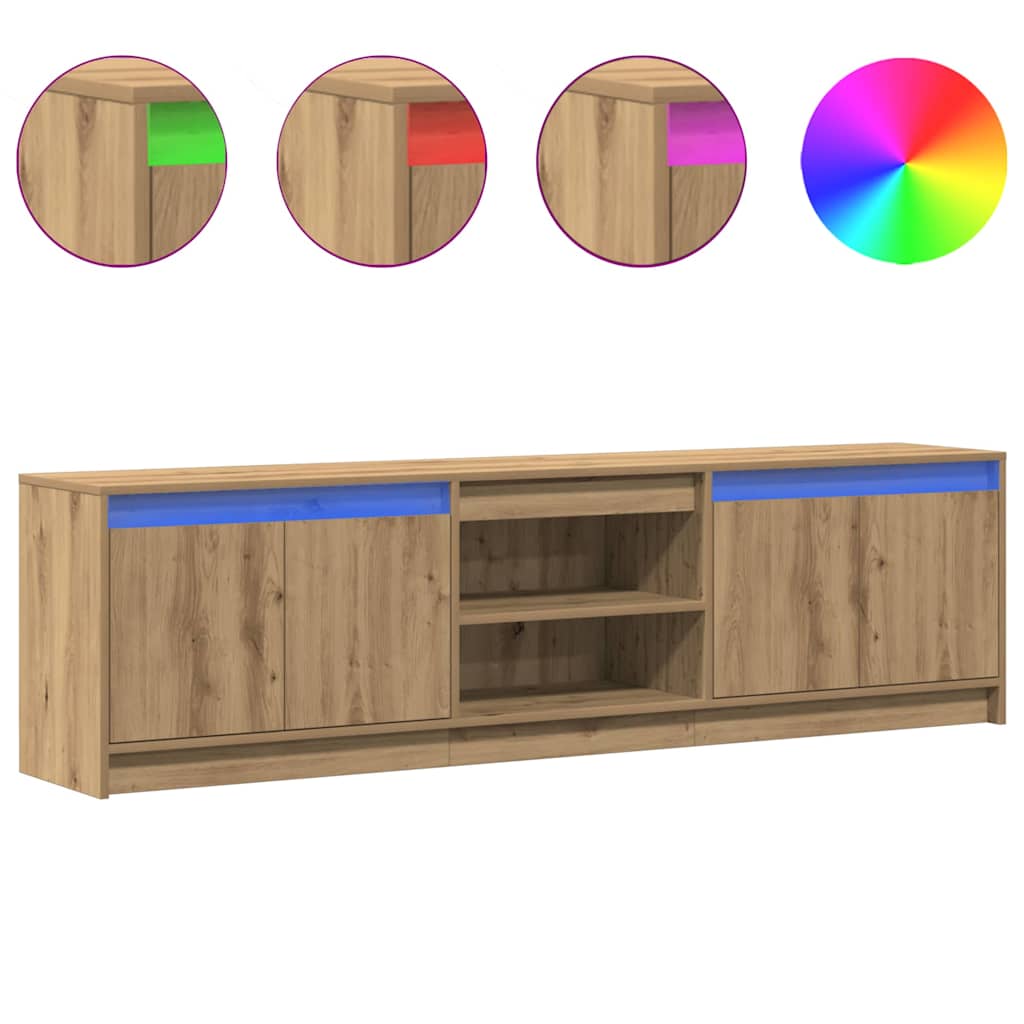 TV Cabinet Brown 180 x 34 x 50 cm Engineered wood