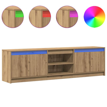 TV Cabinet Brown 180 x 34 x 50 cm Engineered wood