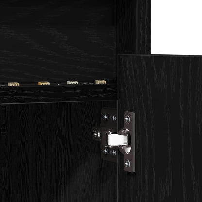 TV Cabinet Black 180 x 34 x 50 cm Engineered wood