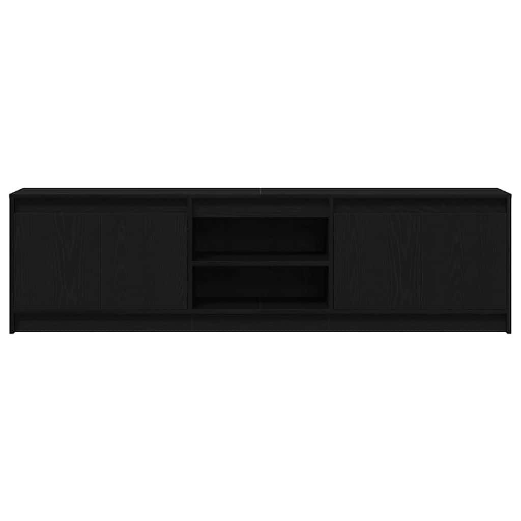 TV Cabinet Black 180 x 34 x 50 cm Engineered wood