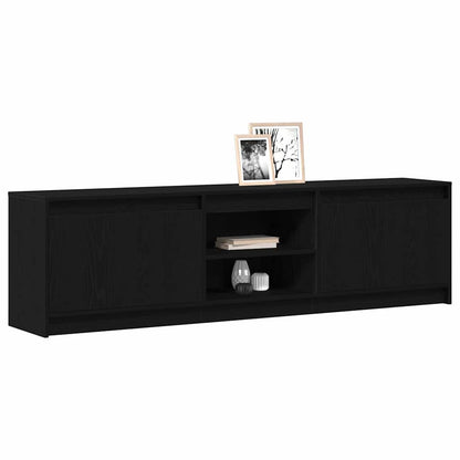 TV Cabinet Black 180 x 34 x 50 cm Engineered wood