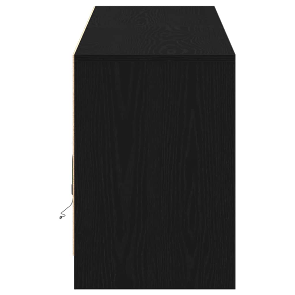 TV Cabinet Black 180 x 34 x 50 cm Engineered wood