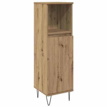 Bathroom Furniture Set 3 pcs Artisan Oak 30 x 30 x 180 cm