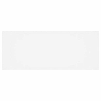 Garden Table White 250 x 100 x 73 cm Poly Rattan