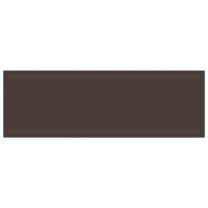 Garden Table Brown 300 x 100 x 73 cm Poly Rattan