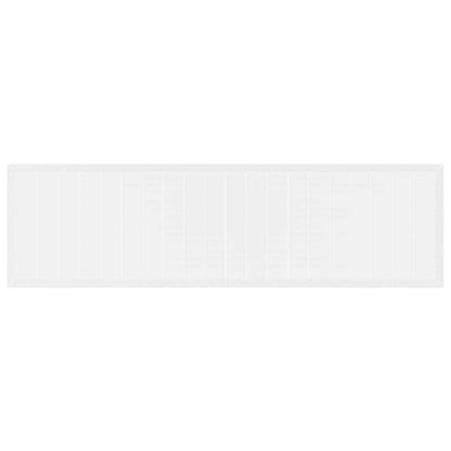 Garden Table White 350 x 100 x 73 cm Poly Rattan