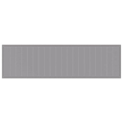 Garden Table Light Grey 350 x 100 x 73 cm Poly Rattan