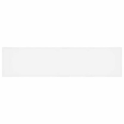 Garden Table White 400 x 100 x 73 cm Poly Rattan