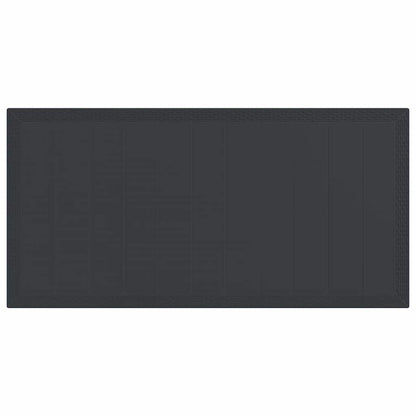 Garden Dining Set 9 pcs Anthracite Polt rattan