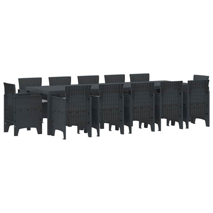 Garden Dining Set with Cushions with Cushion 13 pcs