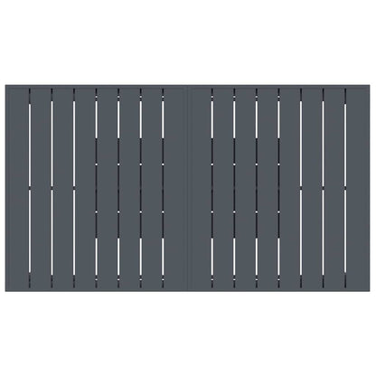 Garden Dining Set 9 pcs Anthracite Steel