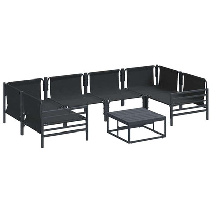 Garden Sofa Set Anthracite Steel