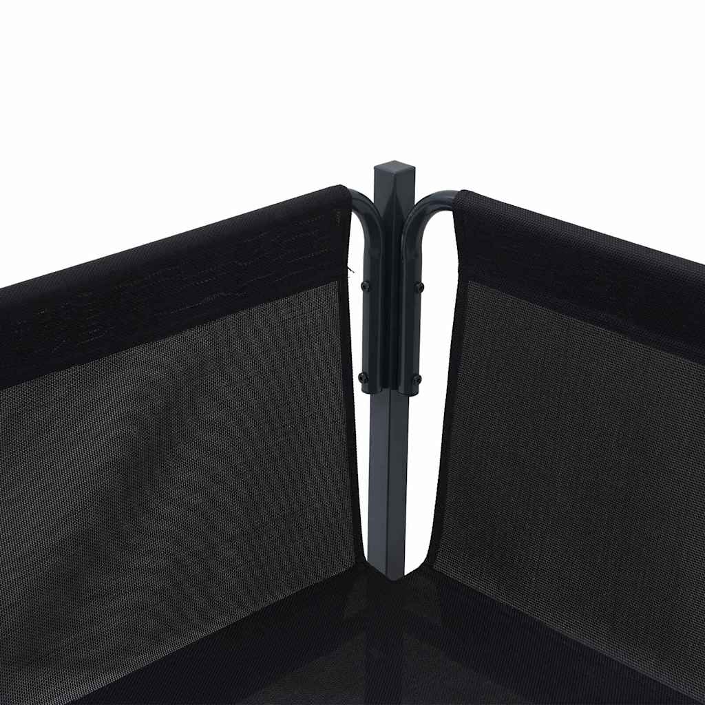 Garden Sofa Set with Cushion 8 pcs Anthracite Steel