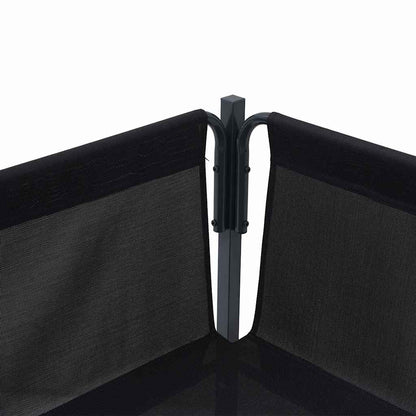 Garden Sofa Set with Cushion 8 pcs Anthracite Steel