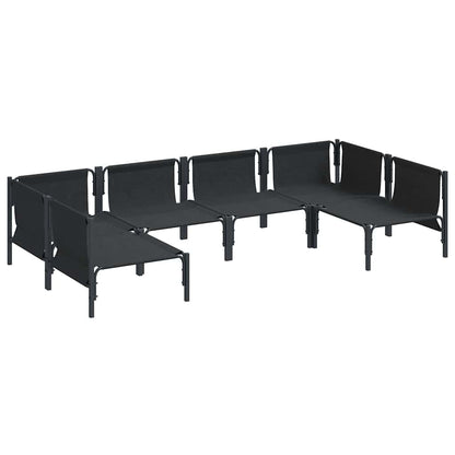 Garden Sofa Set Anthracite Steel