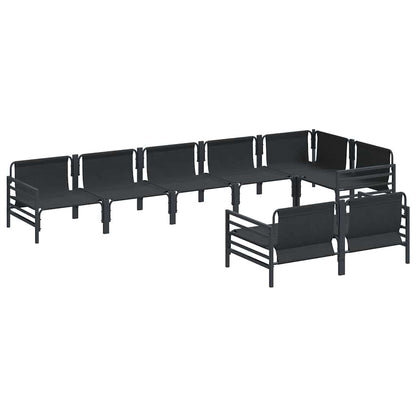 Garden Sofa Set Anthracite Steel