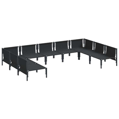 Garden Sofa Set Anthracite Steel