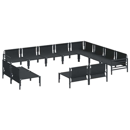 Garden Sofa Set Anthracite Steel