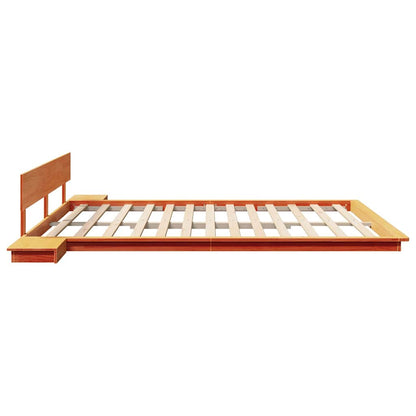 Bed Frame Brown 200 x 200 cm Wood