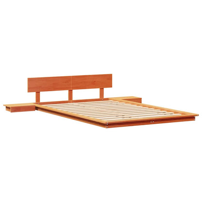 Bed Frame Brown 120 x 200 cm Wood
